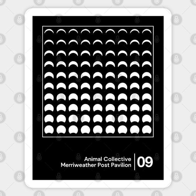 Animal Collective / Minimal Graphic Design Tribute Magnet by saudade